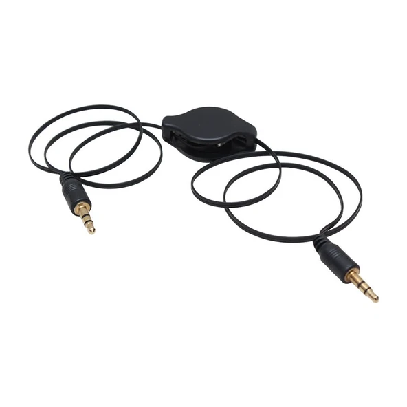 Powermaster Makaralı 3.5 Mm Stereo Erkek-Erkek Aux Kablo ürün görseli 1