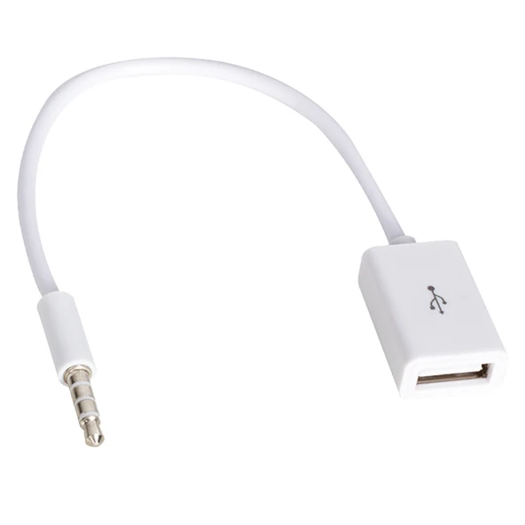 Powermaster USB Dişi To Aux Stereo 3 Boğumlu Kablo ürün görseli 1