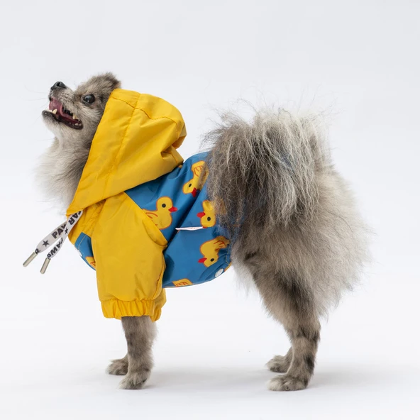 Pawstar Pekin Polarlı Su Geçirmez Küçük Irk Köpek Yağmurluğu ürün görseli 1