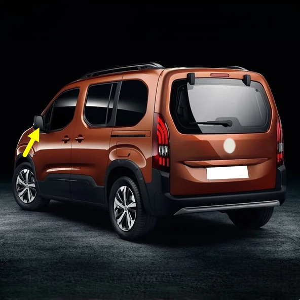 Peugeot Rifter 2018-2026 Sol Dış Dikiz Ayna Camı Isıtmalı 1616869380 ürün görseli 1