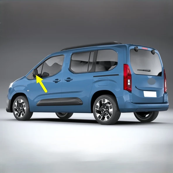 Fiat Doblo 2024-2028 Sol Dış Dikiz Ayna Camı Isıtmalı 155254248 ürün görseli 1