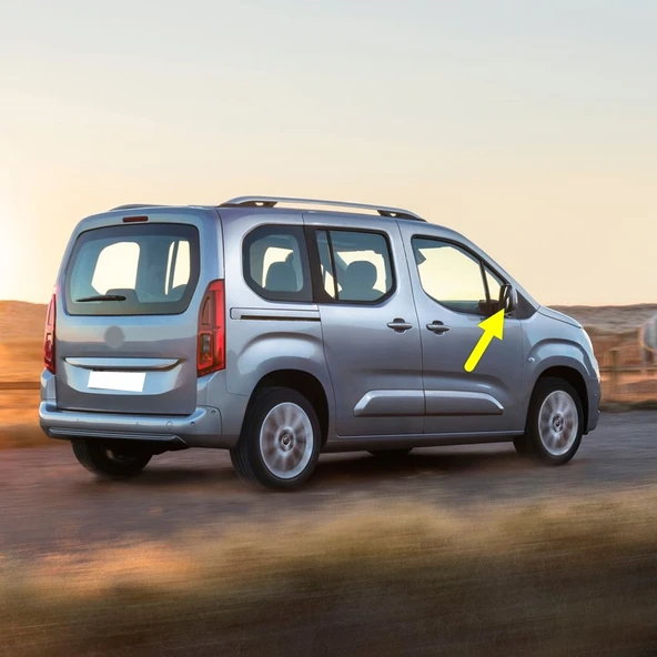 Opel Combo Life 2019-2026 Sağ Dikiz Ayna Camı Isıtmalı 1616869280 ürün görseli 1