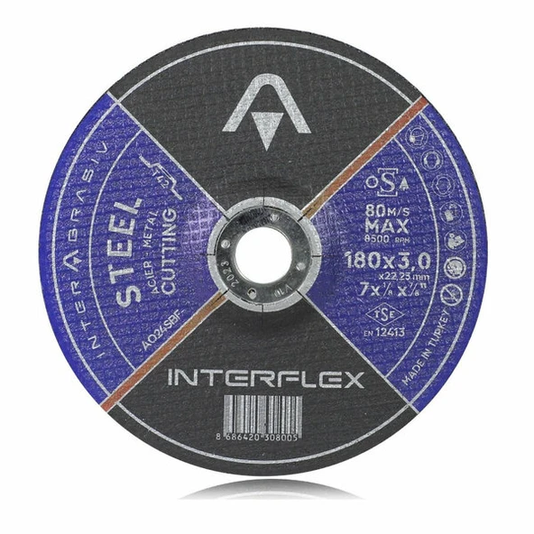 InterFlex İ-4178126070 Taşı Metal 125X6,0 mm Ao24P N Sertlik T27 ürün görseli 1