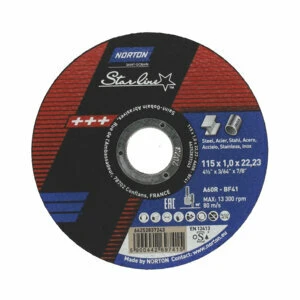 NORTON 66252837243 Starline 115X1,0 İnox Kesici Taş T41 ürün görseli 1