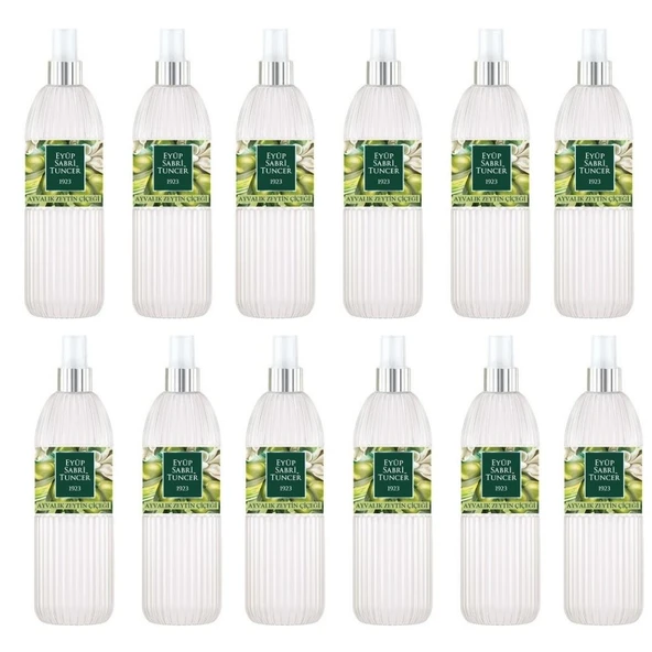 Eyüp Sabri Tuncer Ayvalik Zeytin Çiçeği Kolonyası Silindir Pet Şişe Sprey 150 ml X 12 Adet ürün görseli 1