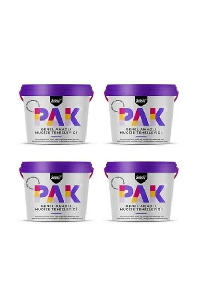 Selsil 4 Adet Pak Genel Amaçlı Mucize Temizleyici Krem 4 X 500 Gr ürün görseli 1