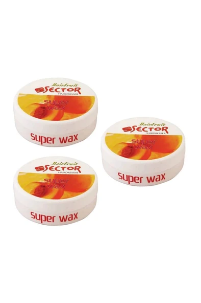 Sector Hairmate Superwax Strong Güçlü Turuncu Wax 150 Ml 3 Adet ürün görseli 1