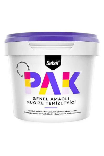 Selsil PAK Mucize Temizleyici Krem 500 gr. ürün görseli 1