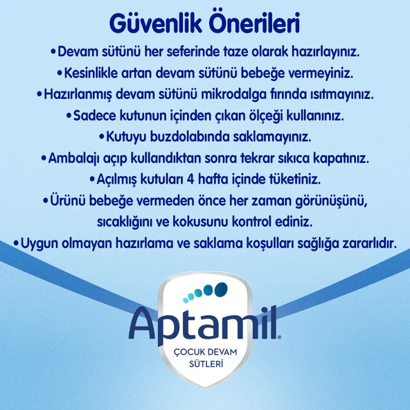 Aptamil Devam Sütü Maması No3 9-12 Ay 350 Gr - Resim 2