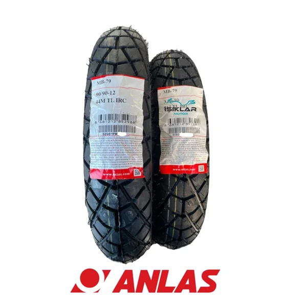 Mondial Fury 110 Ön Arka Lastik Takım Anlas IRC MB 79 2025 Üretim ANL0086 ürün görseli 1