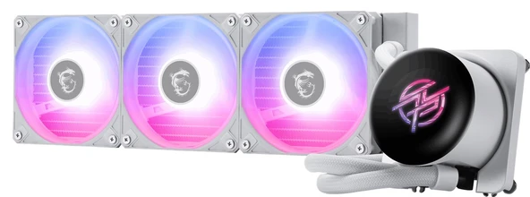 MSI MPG CORELIQUID P13 360 WHITE 360 mm Beyaz  ARGB GEN2 2.1 LCD ekranli Sivi Islemci Sogutucusu ürün görseli 1