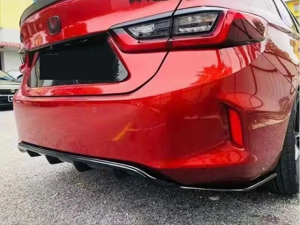 AUTOGP Honda city rs arka tampon difüzörü ve flap seti 2021+ ürün görseli 1