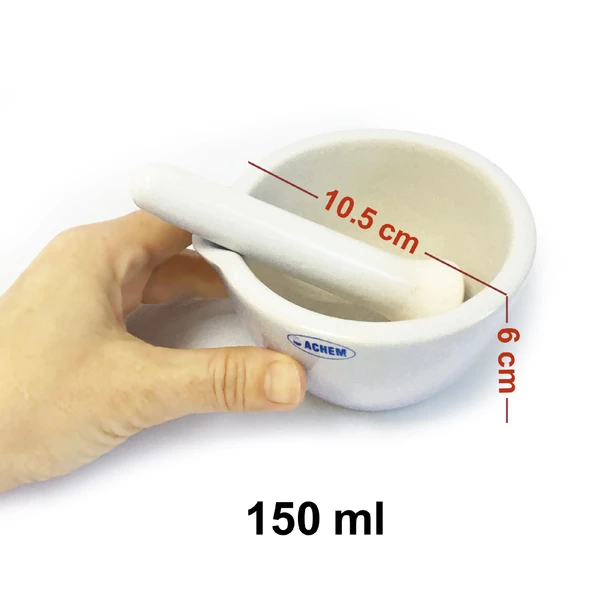 ACHEM Porselen Havan 150ml - Resim 3