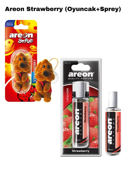 Areon Strawberry (Oyuncak+Sprey) ürün görseli 1