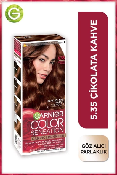 Garnier Çarpıcı Renkler 5.35 Çikolata Kahve Saç Boyası, Demikit ürün görseli 1