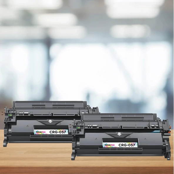 Canon CRG-057 Muadil Toner 2'li Paket Çipli / LBP223 / LBP226 / LBP228X / MF443 / MF445 / MF446 / MF449 / MF453 / MF455 ürün görseli 1