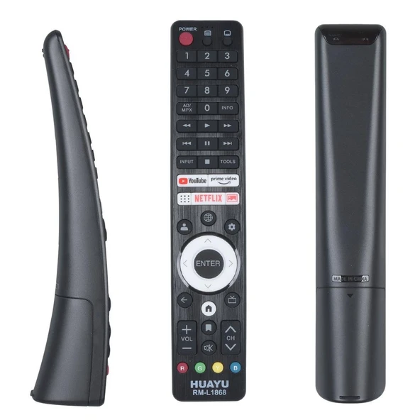 Ayt RM-L1868 Üniversal Sharp Netflix Youtube Prime Video Tuşlu Lcd Led Tv Kumanda ürün görseli 1