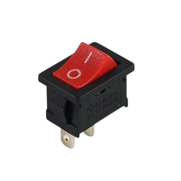 Ayt Powermaster IC-125B-1 Mini Kırmızı Işıksız On-Off Aç Kapa Anahtar Düğme Buton ürün görseli 1