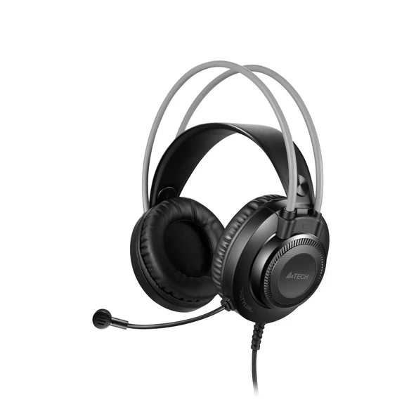 A4 TECH FH-200U Stereo USB Gri Mikrofonlu Kulaklık ürün görseli 1
