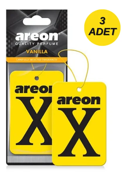 Areon X Vanilla 3'lü Oto Araç Kokusu ürün görseli 1