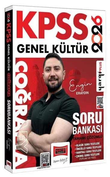 Yargı 2026 KPSS Coğrafya Soru Bankası Çözümlü - Engin Eraydın Yargı Yayınları ürün görseli 1