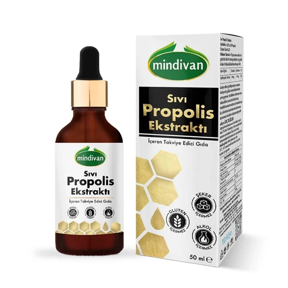 Mindivan Propolis Sıvı Ekstraktı Damla 50 ML - Resim 2