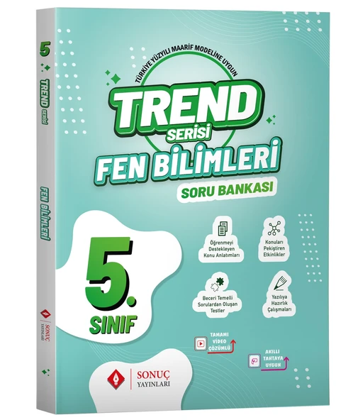 Sonuç 2026 5. Sınıf Fen Bilimleri Trend Soru Bankası ürün görseli 1