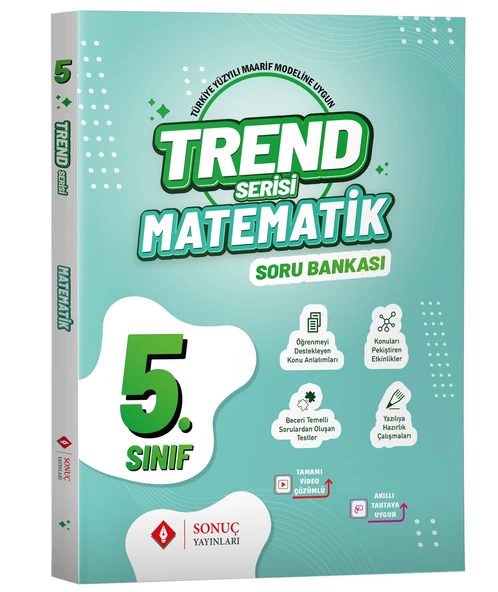 Sonuç 2026 5. Sınıf Matematik Trend Soru Bankası ürün görseli 1