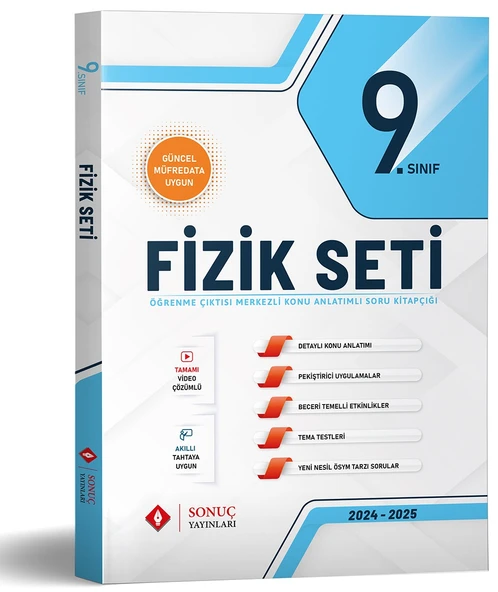 Sonuç 2026 9. Sınıf Fizik Modüler Set Güncel Müfredat ürün görseli 1