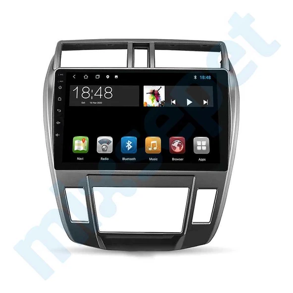 Maygo Maygo MYG-464 Serisi Honda City 2009-2011 Model Uyumlu 4GB Ram 64GB Hafıza 4+64 Carplay Android Auto Destekli Multimedya Navigasyonlu Teyp ürün görseli 1