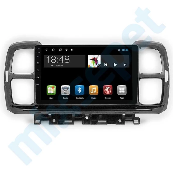 Maygo Maygo MYG-8128 Serisi Citroen Berlingo Peugeout Partner 2015-2018 Model Uyumlu 8GB Ram 128GB Hafıza 8+128 Carplay Android Auto Destekli Multimedya Navigasyonlu Teyp ürün görseli 1