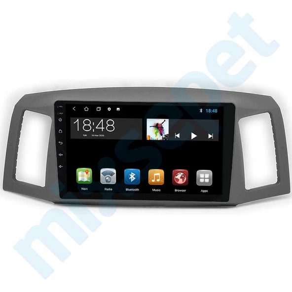 Maygo Maygo MYG-464 Serisi Jeep Grand Cherokee 2006-2007 Model Uyumlu 4GB Ram 64GB Hafıza 4+64 Carplay Android Auto Destekli Multimedya Navigasyonlu Teyp ürün görseli 1