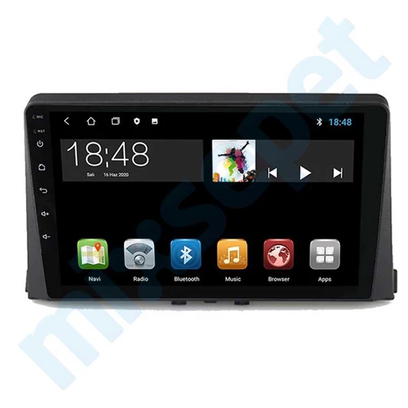 Maygo Maygo MYG-8128 Serisi Citroen Berlingo Peugeout Partner 2019-2024 Model Uyumlu 8GB Ram 128GB Hafıza 8+128 Carplay Android Auto Destekli Multimedya Navigasyonlu Teyp ürün görseli 1