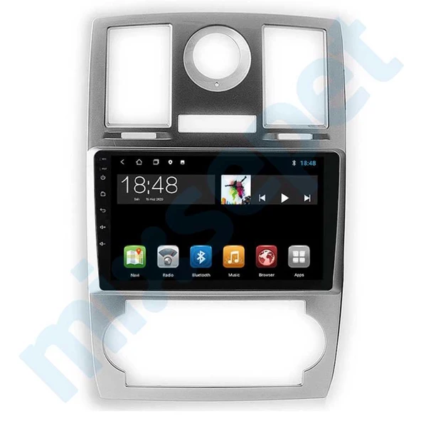 Maygo Maygo MYG-464 Serisi Chrysler 300 C 2005-2010 Model Uyumlu 4GB Ram 64GB Hafıza 4+64 Carplay Android Auto Destekli Multimedya Navigasyonlu Teyp ürün görseli 1