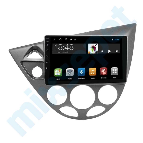 Maygo Maygo MYG-464 Serisi Ford Focus 1 Model Uyumlu 4GB Ram 64GB Hafıza 4+64 Carplay Android Auto Destekli Multimedya Navigasyonlu Teyp ürün görseli 1