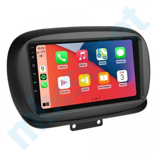 MAYGO Fiat 500X 2014-2022 4 GB Ram 64 GB Hafıza 9 İnç Android Auto ve CarPlay Multimedya Sistemi ürün görseli 1