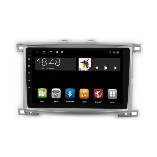 Maygo Maygo MYG-8128 Serisi Toyota Land Cruiser J100 1998-2007 Carplay Android Auto Destekli Multimedya Oem Navigasyonlu Teyp ürün görseli 1