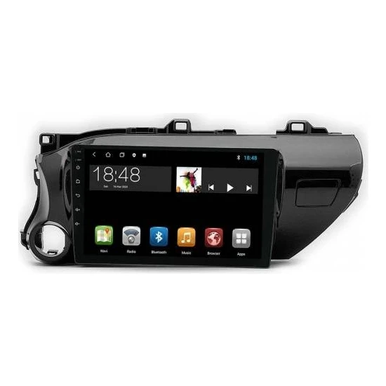 Maygo Maygo MYG-8128 Serisi Toyota Hilux 2015-2019 Model Uyumlu 8GB Ram 128GB Hafıza Carplay Android Auto Destekli Multimedya Oem Navigasyonlu Teyp ürün görseli 1