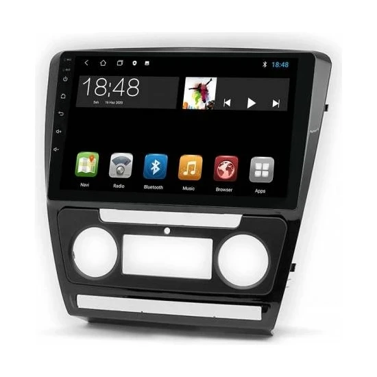 Maygo Maygo MYG-8128 Serisi Skoda Octavia 2007-2014 Model Uyumlu 8GB Ram 128GB Hafıza Carplay Android Auto Destekli Multimedya Oem Navigasyonlu Teyp ürün görseli 1
