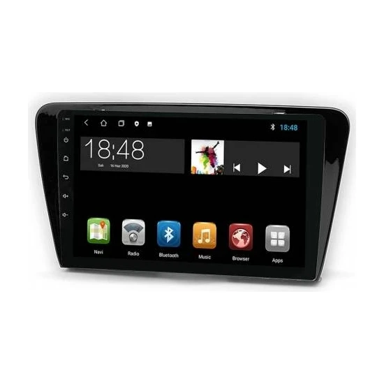 Maygo Maygo MYG-8128 Serisi Skoda Super B 2015-2018 Model Uyumlu 8GB Ram 128GB Hafıza Carplay Android Auto Destekli Multimedya Oem Navigasyonlu Teyp ürün görseli 1