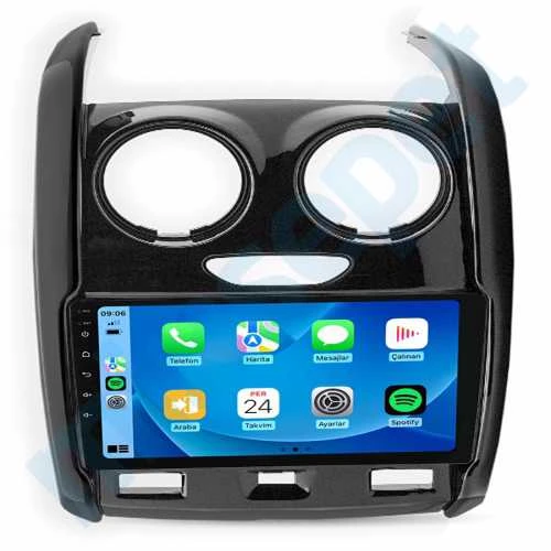 MAYGO Dacia Duster 2013-2017 8 GB Ram 128 GB Hafıza 9 İnç Android Auto ve CarPlay Multimedya Sistemi ürün görseli 1