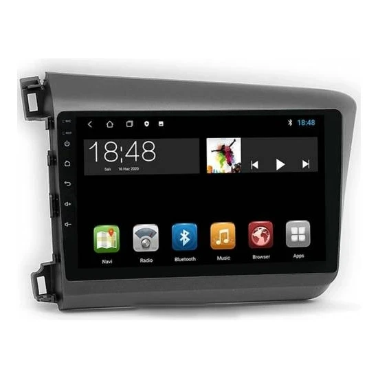 Maygo Maygo MYG-8128 Serisi Honda Civic FB7 2012-2016 Model Uyumlu 8GB Ram 128GB Hafıza Carplay Android Auto Destekli Multimedya Oem Navigasyonlu Teyp ürün görseli 1