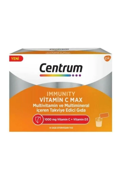 Centrum Immunity Vitamin C Max 14 Saşe ürün görseli 1