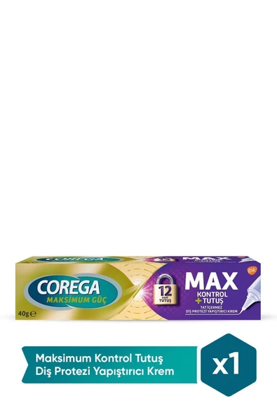 Corega Maksimum Kontrol Protez Yapıştırıcı Krem 40gr Cbkshop ürün görseli 1