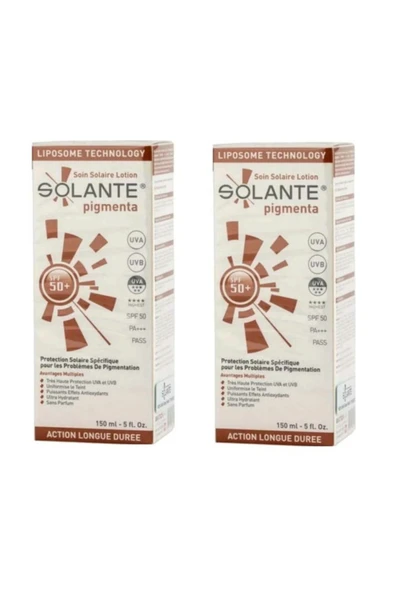 Solante Lekeli Ciltler Için Güneş Koruyucu Losyon - Pigmenta 50+ Sun Care Lotion 150 ml 2 Kutu ürün görseli 1