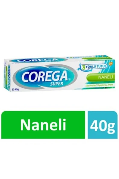 Corega Süper Protez Yapıştırıcı Naneli Krem 40 gr ürün görseli 1