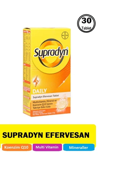 Supradyn Daily 30 Efervesan Tablet ürün görseli 1