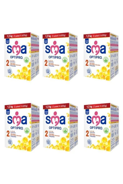SMA Optipro Probiyotik 2 Devam Sütü 1200 Gr X 6 Adet ürün görseli 1