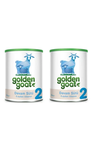 Golden Goat 2 Keçi Sütü Bazlı Devam Sütü 400gr 2 Paket ürün görseli 1