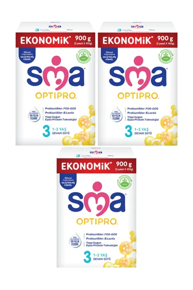 SMA OPTIPRO 3 Numara 900 GR 3 Paket (2700 GR) ürün görseli 1